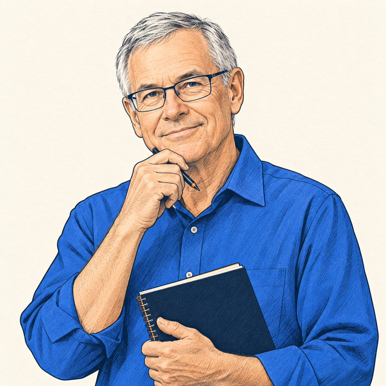 John Shook — illustrated portrait